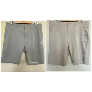 Lot of 2 Hurley Hybrid Walkshort Grey Tan